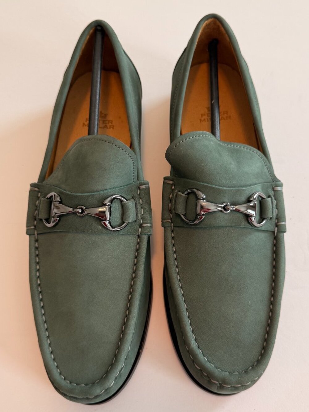 Peter Millar - Men's Horse Bit Loafer - Green - Size 9 - NWT